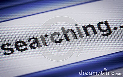 Searching... Stock Photo