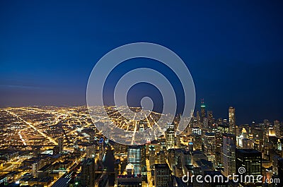 Sears Tower View Chicago Stock Photo