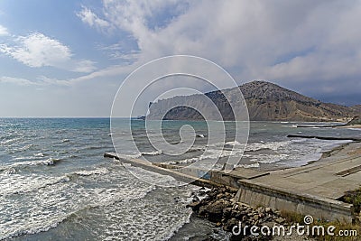 Seascape. Crimea Stock Photo