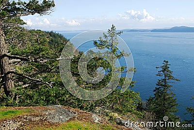 Seascape in gulf islands national park Stock Photo