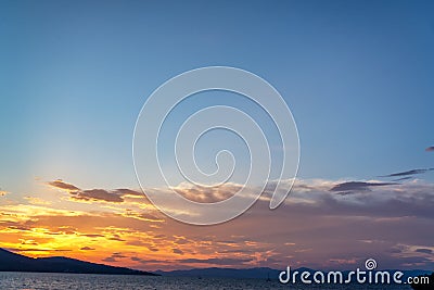 Seascape near Split, Croatia Stock Photo