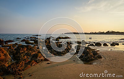 Seascape of Phan Thiet, Vietnam Stock Photo
