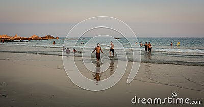 Seascape of Phan Thiet, Vietnam Editorial Stock Photo