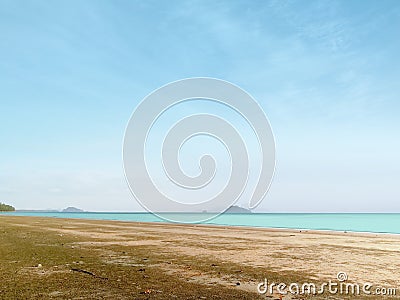 Seascape view of PAKMENG beach, Trang, Thailand Stock Photo