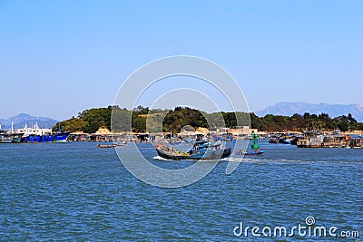 The seashore scenery of Dongshan island Editorial Stock Photo