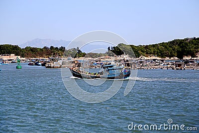 The seashore scenery of Dongshan island Editorial Stock Photo