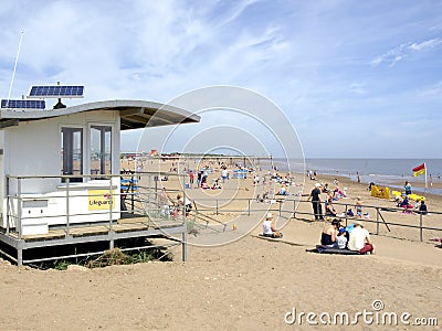 Seaside, Skegness, Lincolnshire. Editorial Stock Photo