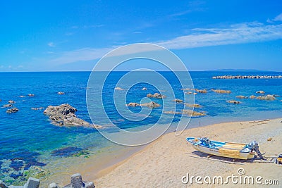 Seaside on a sunny day Stock Photo