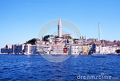 Seaside town Stock Photo