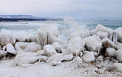 Seaside in Varna Stock Photo