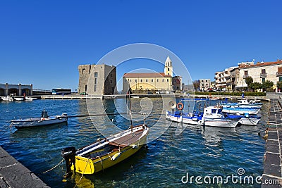 The seaside village of Acciaroli in the province of Salerno, Italy Stock Photo