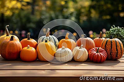 Season autumn fall harvest time tradition offer holiday many diversity fresh orange pumpkins Halloween Thanksgiving Stock Photo