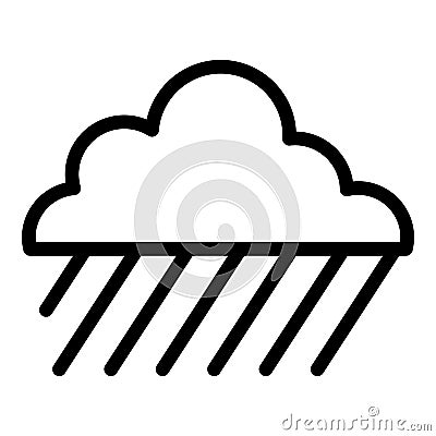Season raining sky icon, outline style Vector Illustration