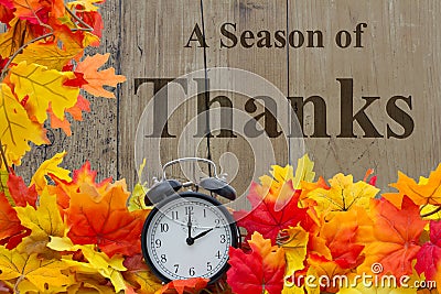 A Season of Thanks Stock Photo