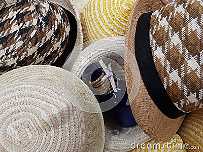 Hats sale. Stock Photo