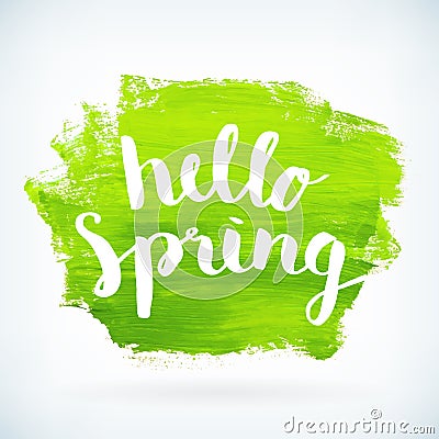 Seasonal spring sales begins business adverisement background Vector Illustration