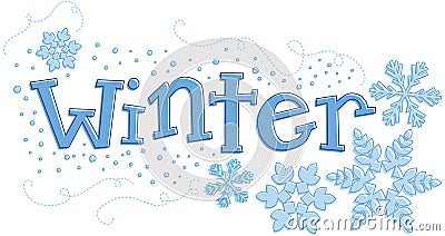 Seasonal Winter Graphic Vector Illustration