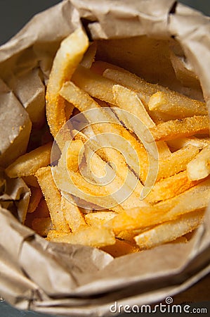 Seasoned French Fries Stock Photo