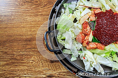 Seasoning of korean food Stock Photo