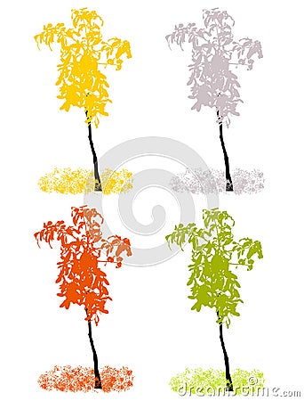 Seasons Vector Illustration