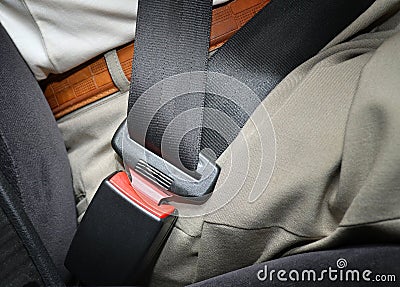 Seat Belt Stock Photo