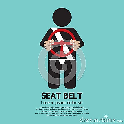 Seat Belt Vector Illustration