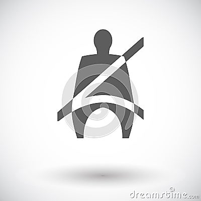 Seat belt Vector Illustration