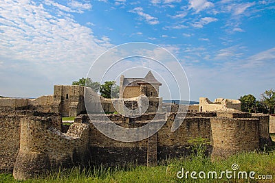 The Seat Fortress of Suceava Stock Photo