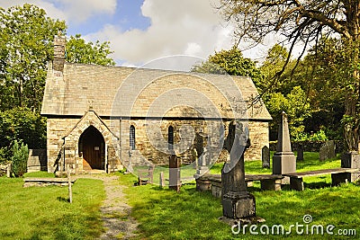 Seathwaite church, Cumbria Stock Photo