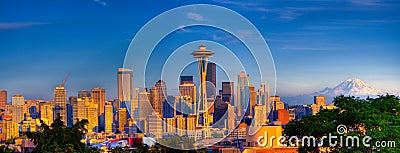 Seattle City panorama Stock Photo