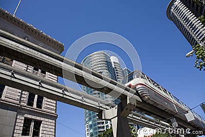 Seattle Monorail Stock Photo