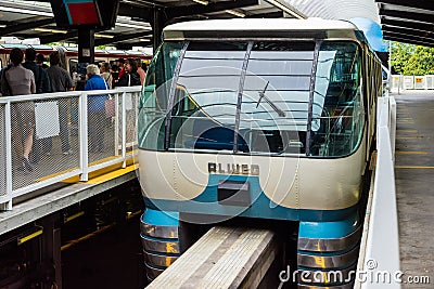 Seattle Monorail Editorial Stock Photo