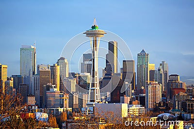 Seattle skyline Editorial Stock Photo