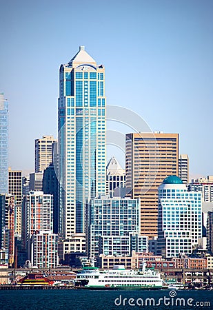 Seattle Skyline Stock Photo
