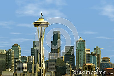 Seattle Skyline Stock Photo