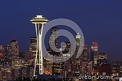 Seattle skyline from Kerry Park Stock Photo