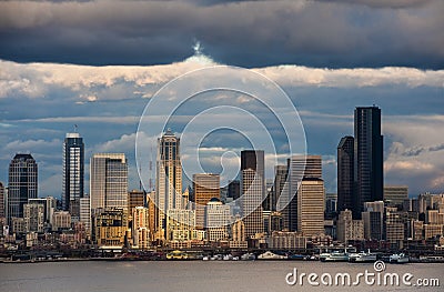 Seattle Skyline. Stock Photo