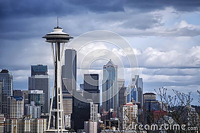 SEATTLE SPACE NEEDLE Editorial Stock Photo