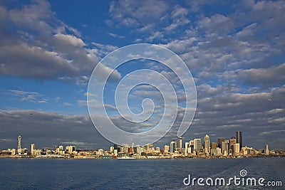 Seattle Washington Skyline Stock Photo