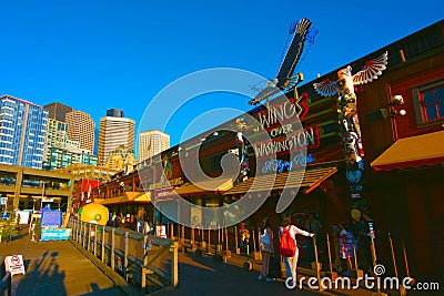 Seattle, Washington, USA mai 10, 2019 Downtown Seattle, Downtown Seattle ,Public Market, Seattle, Washington, USA Editorial Stock Photo