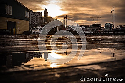 Seattle Waterfront Park Editorial Stock Photo