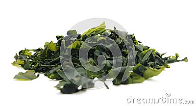 Seaweed wakame ( lat. Undaria pinnatifida) Stock Photo