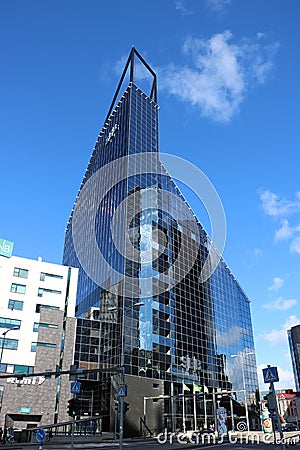 SEB Pank Building in Tallinn, Estonia Editorial Stock Photo