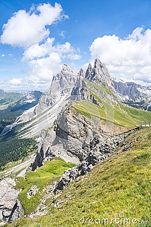Seceda, Dolomites Alps, South Tyrol (Alto Adige), Italy Stock Photo