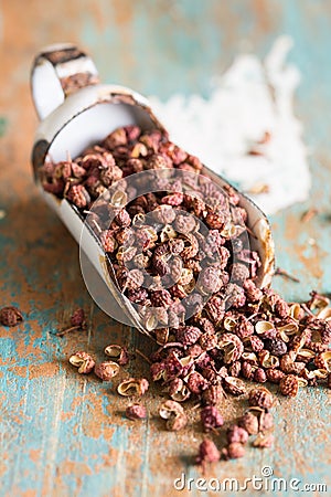 Sechuan peppercorns Stock Photo