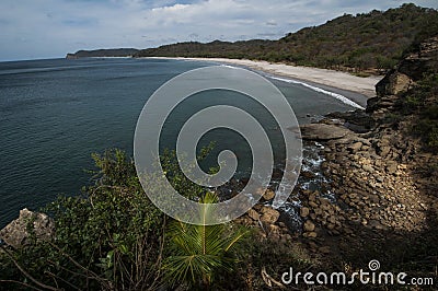 Secluded beach Stock Photo
