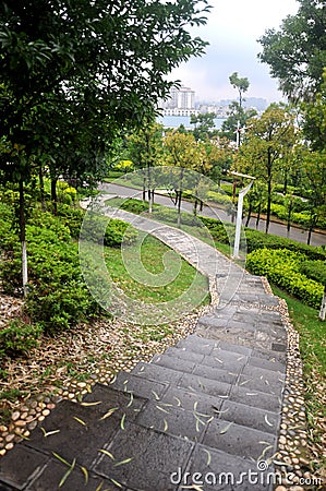 A secluded path Stock Photo