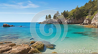 Secluded Shores Stock Photo