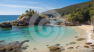 Secluded Shores Stock Photo