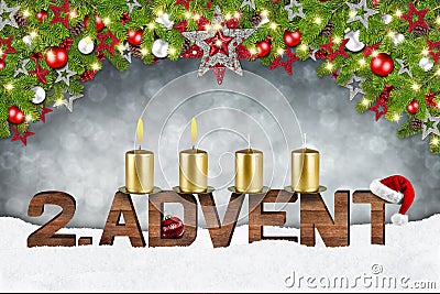 Second sunday of advent Stock Photo